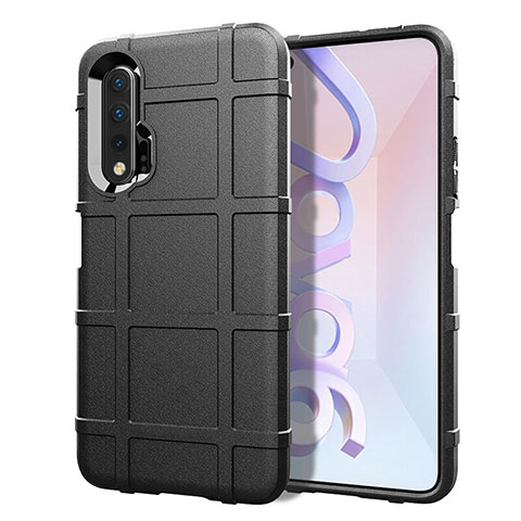 Funda Silicona Ultrafina Goma 360 Grados Carcasa C06 para Huawei Nova 6 Negro