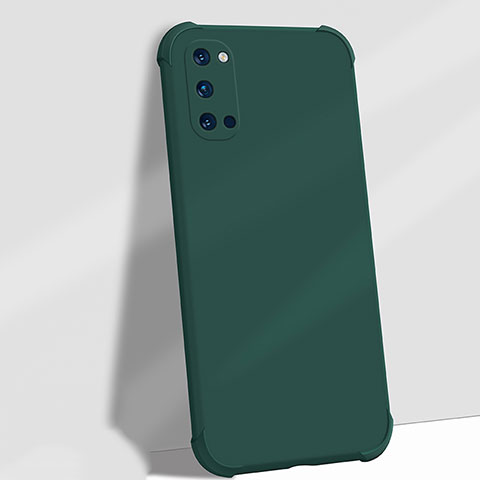 Funda Silicona Ultrafina Goma 360 Grados Carcasa C06 para Oppo Reno4 Pro 5G Verde