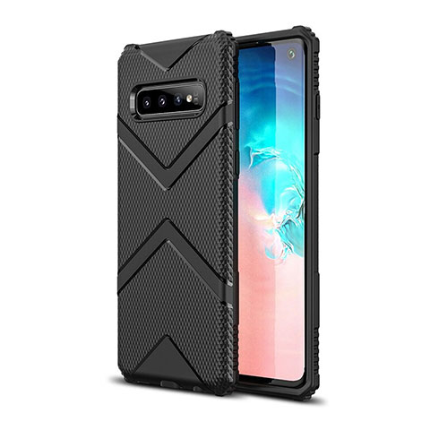 Funda Silicona Ultrafina Goma 360 Grados Carcasa C06 para Samsung Galaxy S10 5G Negro