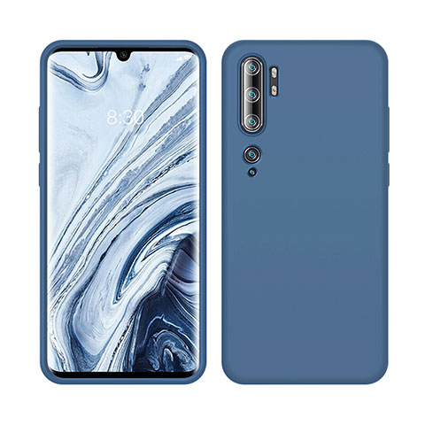 Funda Silicona Ultrafina Goma 360 Grados Carcasa C08 para Xiaomi Mi Note 10 Pro Azul