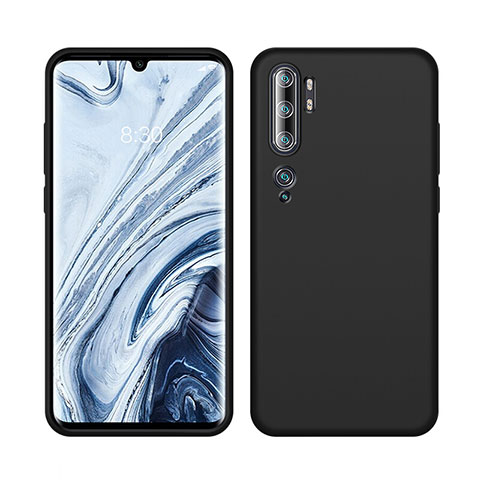 Funda Silicona Ultrafina Goma 360 Grados Carcasa C08 para Xiaomi Mi Note 10 Pro Negro