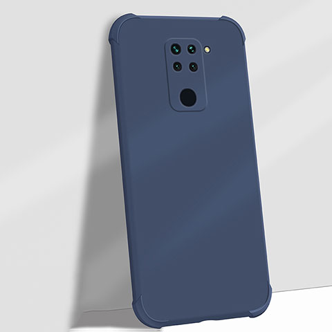 Funda Silicona Ultrafina Goma 360 Grados Carcasa G01 para Xiaomi Redmi Note 9 Azul