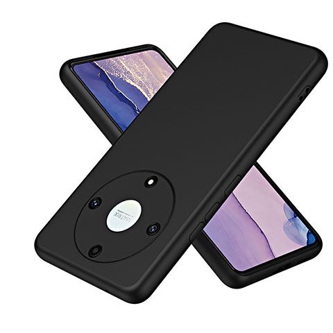 Funda Silicona Ultrafina Goma 360 Grados Carcasa H01P para Huawei Honor X9a 5G Negro