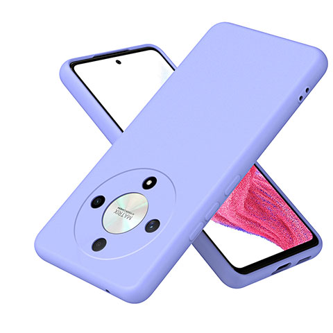 Funda Silicona Ultrafina Goma 360 Grados Carcasa H01P para Huawei Honor X9b 5G Morado