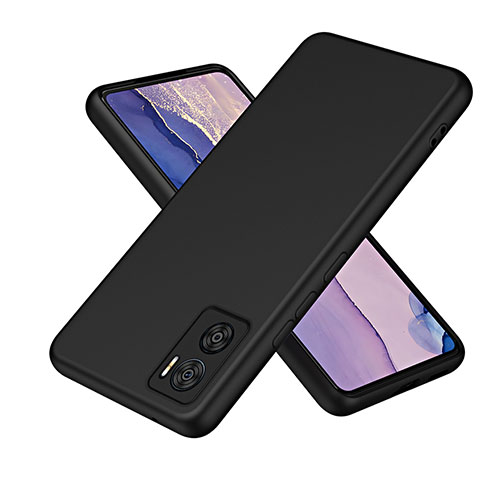 Funda Silicona Ultrafina Goma 360 Grados Carcasa H01P para Motorola Moto E22i Negro