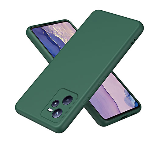 Funda Silicona Ultrafina Goma 360 Grados Carcasa H01P para Realme Narzo 50A Prime Verde