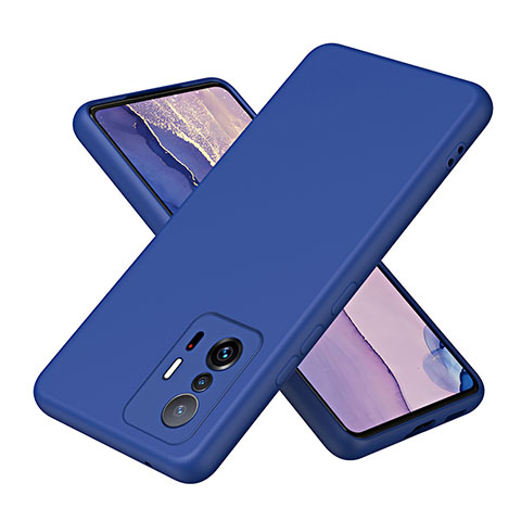 Funda Silicona Ultrafina Goma 360 Grados Carcasa H01P para Xiaomi Mi 11T 5G Azul