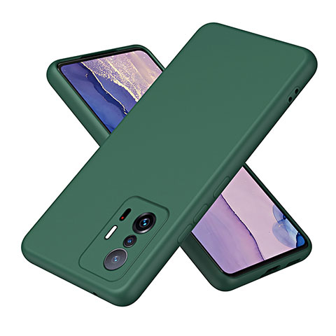 Funda Silicona Ultrafina Goma 360 Grados Carcasa H01P para Xiaomi Mi 11T 5G Verde