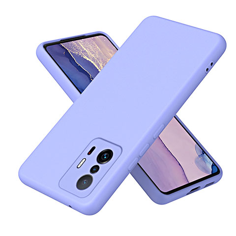 Funda Silicona Ultrafina Goma 360 Grados Carcasa H01P para Xiaomi Mi 11T Pro 5G Morado