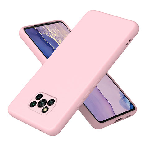 Funda Silicona Ultrafina Goma 360 Grados Carcasa H01P para Xiaomi Poco X3 Pro Oro Rosa