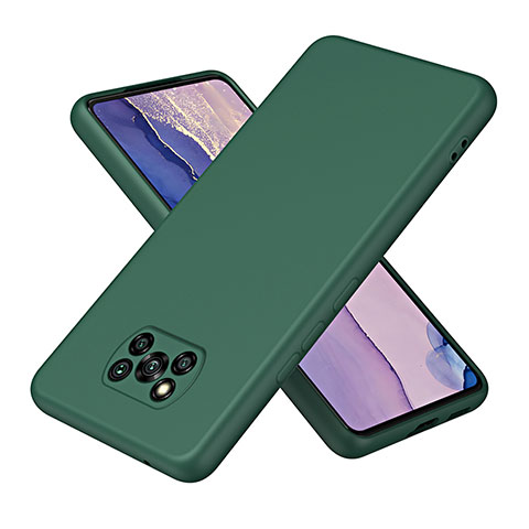 Funda Silicona Ultrafina Goma 360 Grados Carcasa H01P para Xiaomi Poco X3 Verde