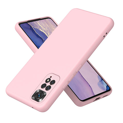 Funda Silicona Ultrafina Goma 360 Grados Carcasa H01P para Xiaomi Redmi Note 11 4G (2022) Oro Rosa