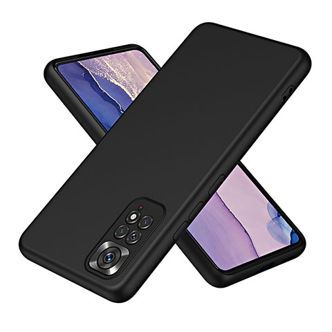 Funda Silicona Ultrafina Goma 360 Grados Carcasa H01P para Xiaomi Redmi Note 11S 4G Negro