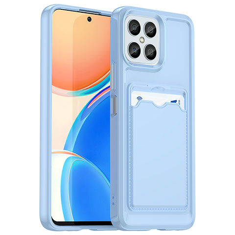 Funda Silicona Ultrafina Goma 360 Grados Carcasa HD1 para Huawei Honor X8 4G Azul Cielo