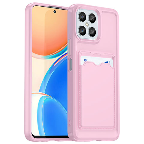 Funda Silicona Ultrafina Goma 360 Grados Carcasa HD1 para Huawei Honor X8 4G Rosa