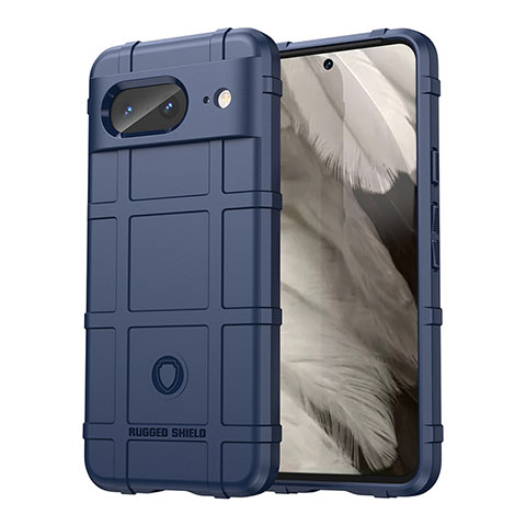 Funda Silicona Ultrafina Goma 360 Grados Carcasa J01S para Google Pixel 8 5G Azul