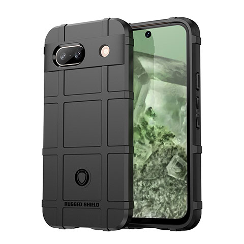 Funda Silicona Ultrafina Goma 360 Grados Carcasa J01S para Google Pixel 8a 5G Negro