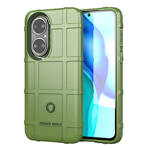 Funda Silicona Ultrafina Goma 360 Grados Carcasa J01S para Huawei P50e Verde