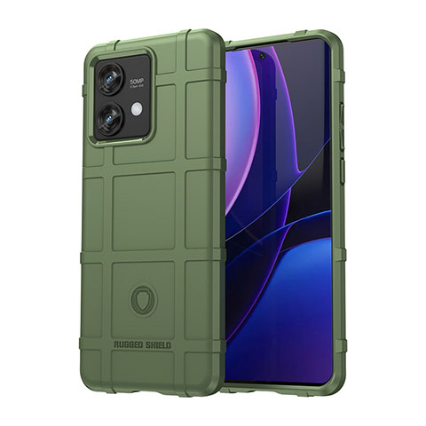 Funda Silicona Ultrafina Goma 360 Grados Carcasa J01S para Motorola Moto Edge 40 Neo 5G Verde