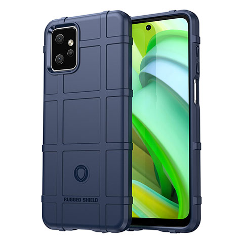 Funda Silicona Ultrafina Goma 360 Grados Carcasa J01S para Motorola Moto G Power 5G (2023) Azul