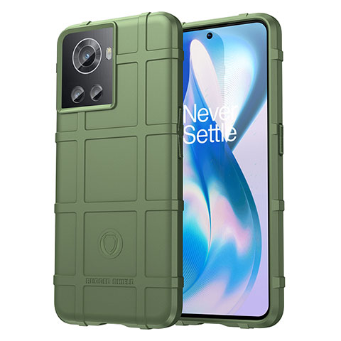 Funda Silicona Ultrafina Goma 360 Grados Carcasa J01S para OnePlus 10R 5G Verde