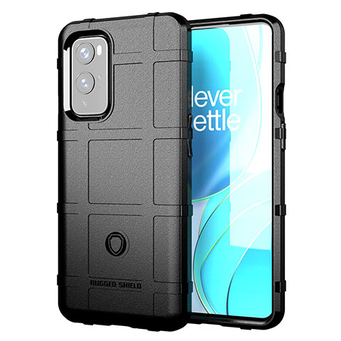 Funda Silicona Ultrafina Goma 360 Grados Carcasa J01S para OnePlus 9 5G Negro