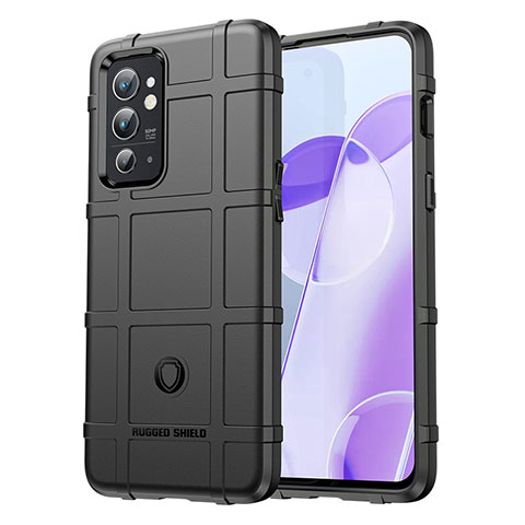 Funda Silicona Ultrafina Goma 360 Grados Carcasa J01S para OnePlus 9RT 5G Negro