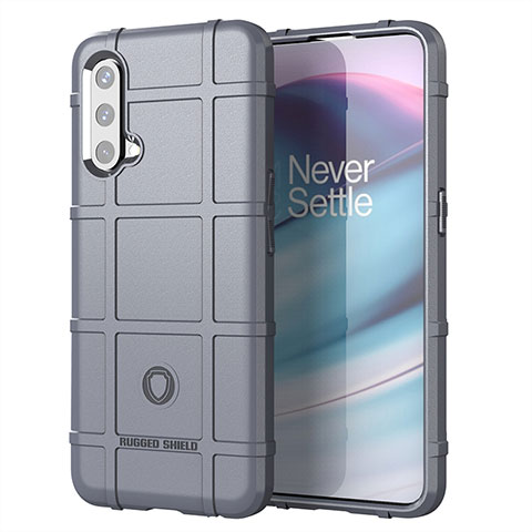 Funda Silicona Ultrafina Goma 360 Grados Carcasa J01S para OnePlus Nord CE 5G Gris