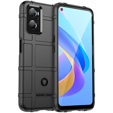 Funda Silicona Ultrafina Goma 360 Grados Carcasa J01S para Oppo A36 Negro