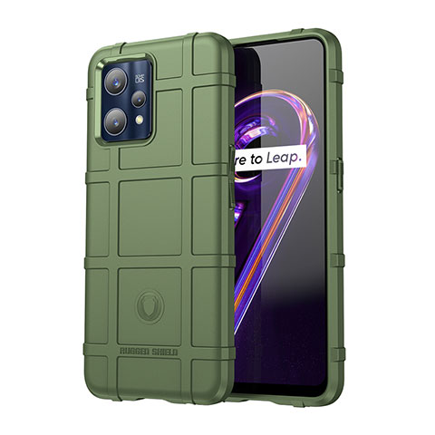 Funda Silicona Ultrafina Goma 360 Grados Carcasa J01S para Realme 9 4G Verde