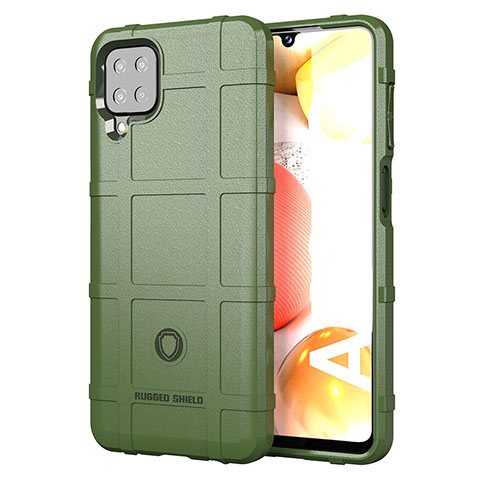 Funda Silicona Ultrafina Goma 360 Grados Carcasa J01S para Samsung Galaxy A12 5G Verde