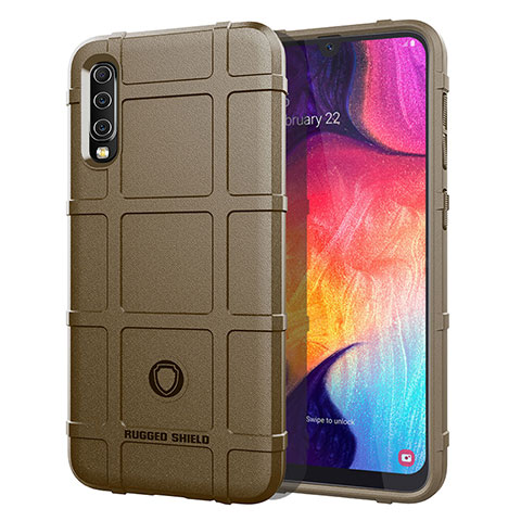 Funda Silicona Ultrafina Goma 360 Grados Carcasa J01S para Samsung Galaxy A30S Marron