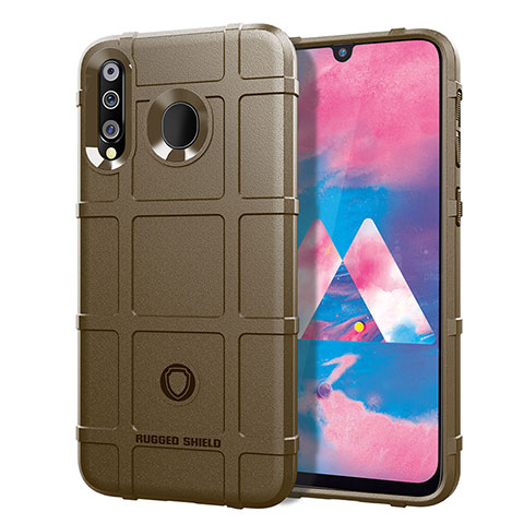 Funda Silicona Ultrafina Goma 360 Grados Carcasa J01S para Samsung Galaxy A40s Marron