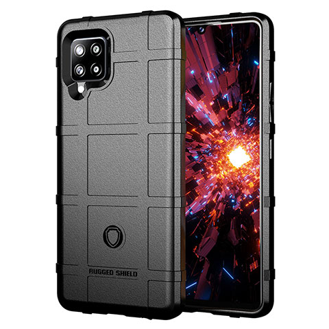 Funda Silicona Ultrafina Goma 360 Grados Carcasa J01S para Samsung Galaxy A42 5G Negro