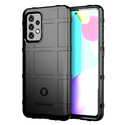 Funda Silicona Ultrafina Goma 360 Grados Carcasa J01S para Samsung Galaxy A52 4G Negro