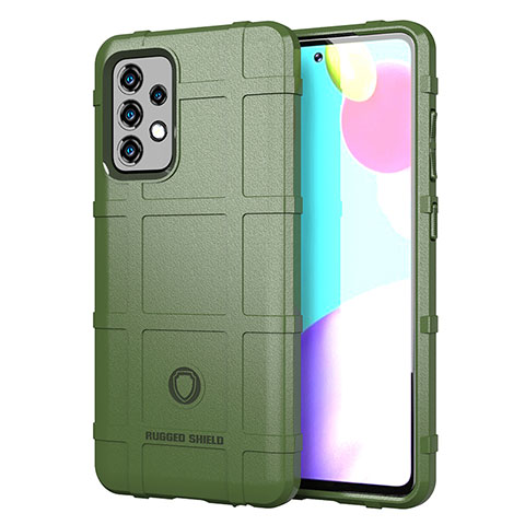 Funda Silicona Ultrafina Goma 360 Grados Carcasa J01S para Samsung Galaxy A52 4G Verde