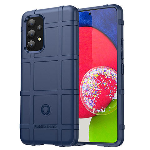 Funda Silicona Ultrafina Goma 360 Grados Carcasa J01S para Samsung Galaxy A53 5G Azul