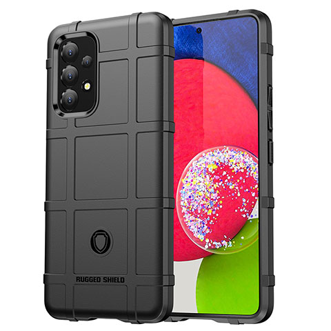 Funda Silicona Ultrafina Goma 360 Grados Carcasa J01S para Samsung Galaxy A53 5G Negro