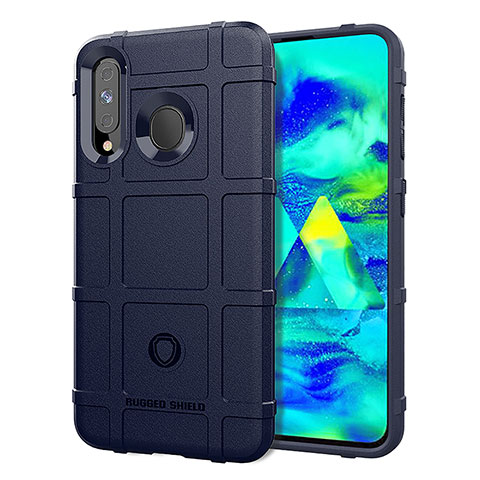 Funda Silicona Ultrafina Goma 360 Grados Carcasa J01S para Samsung Galaxy A60 Azul