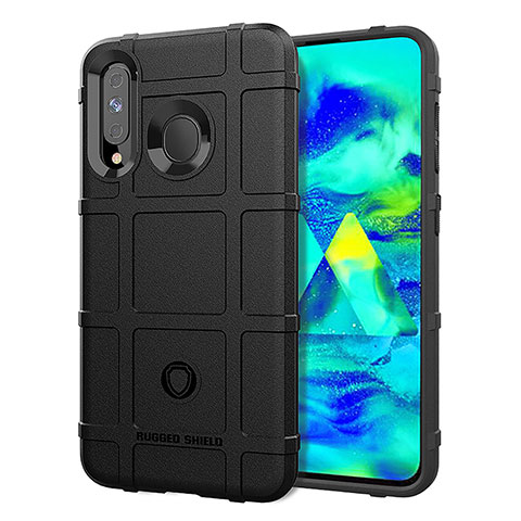 Funda Silicona Ultrafina Goma 360 Grados Carcasa J01S para Samsung Galaxy A60 Negro