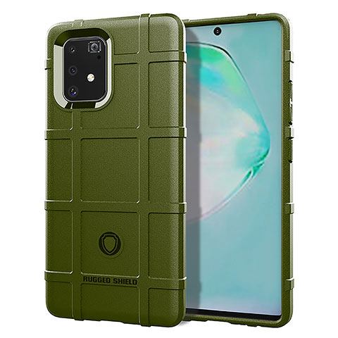 Funda Silicona Ultrafina Goma 360 Grados Carcasa J01S para Samsung Galaxy A91 Verde