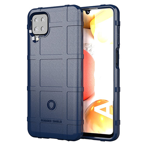 Funda Silicona Ultrafina Goma 360 Grados Carcasa J01S para Samsung Galaxy M12 Azul