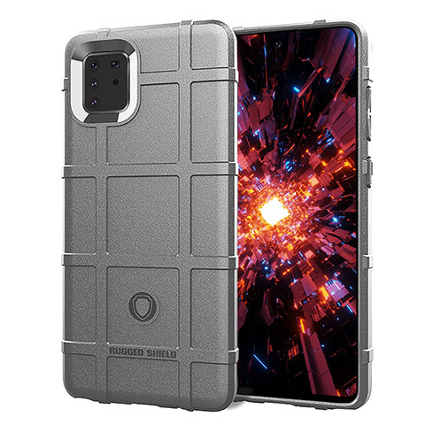 Funda Silicona Ultrafina Goma 360 Grados Carcasa J01S para Samsung Galaxy M60s Gris