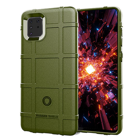 Funda Silicona Ultrafina Goma 360 Grados Carcasa J01S para Samsung Galaxy M60s Verde