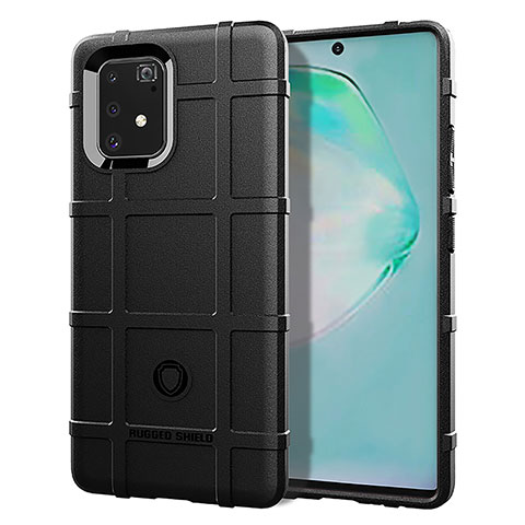 Funda Silicona Ultrafina Goma 360 Grados Carcasa J01S para Samsung Galaxy M80S Negro