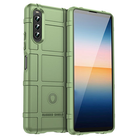 Funda Silicona Ultrafina Goma 360 Grados Carcasa J01S para Sony Xperia 10 IV SO-52C Verde