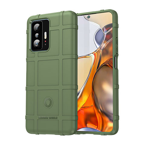 Funda Silicona Ultrafina Goma 360 Grados Carcasa J01S para Xiaomi Mi 11T Pro 5G Verde