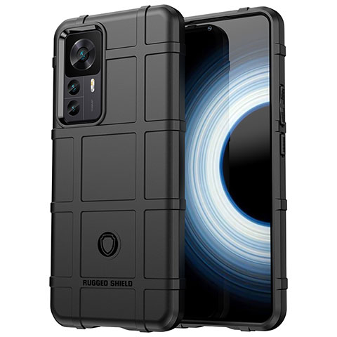 Funda Silicona Ultrafina Goma 360 Grados Carcasa J01S para Xiaomi Mi 12T 5G Negro