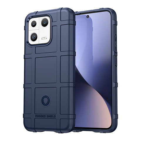 Funda Silicona Ultrafina Goma 360 Grados Carcasa J01S para Xiaomi Mi 13 5G Azul