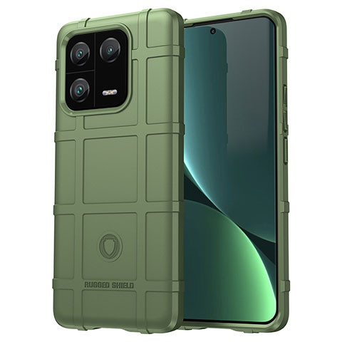 Funda Silicona Ultrafina Goma 360 Grados Carcasa J01S para Xiaomi Mi 13 Pro 5G Verde